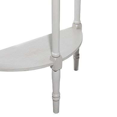 Stella & Eve Half Moon Wood Console Table
