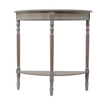 Stella & Eve Half Moon Wood Console Table
