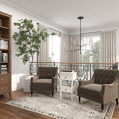 Stella & Eve Wood 2-Drawer Accent Table