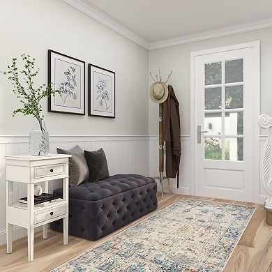 Stella & Eve Wood 2-Drawer Accent Table