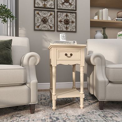 Stella & Eve Wood Accent Table with 1 Drawer