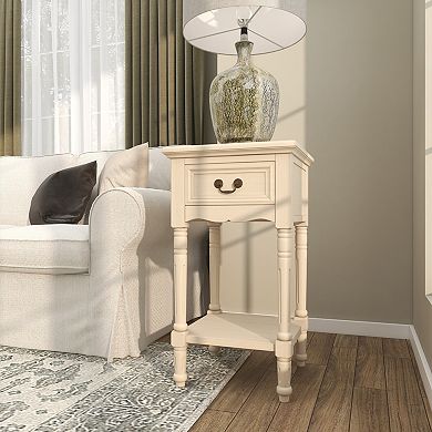 Stella & Eve Wood Accent Table with 1 Drawer