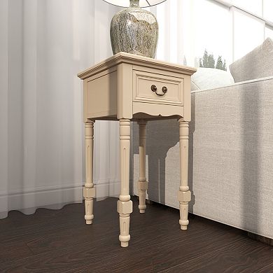 Stella & Eve Wood Accent Table with 1 Drawer