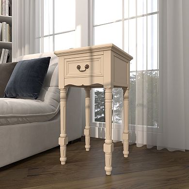 Stella & Eve Wood Accent Table with 1 Drawer
