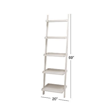 Stella & Eve Wood 5-Shelf Storage Shelving Unit