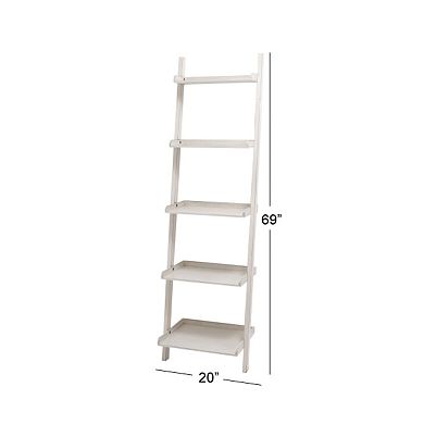 Stella & Eve Wood 5-Shelf Storage Shelving Unit