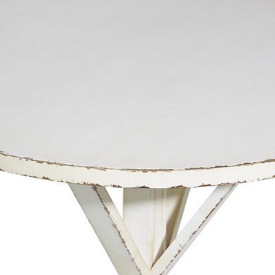 Stella & Eve Wood Accent Table with X Shaped Legs