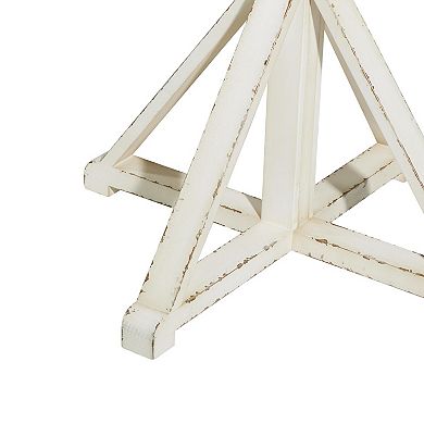 Stella & Eve Wood Accent Table with X Shaped Legs