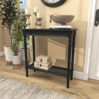 Stella & Eve Wooden Console Table with Shelf