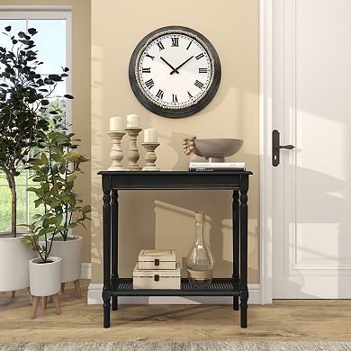 Stella & Eve Wooden Console Table with Shelf