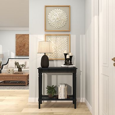 Stella & Eve Wooden Console Table with Shelf