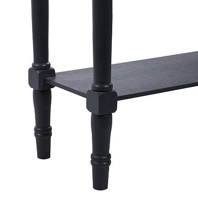 Stella & Eve Wood Slim Turned Console Table