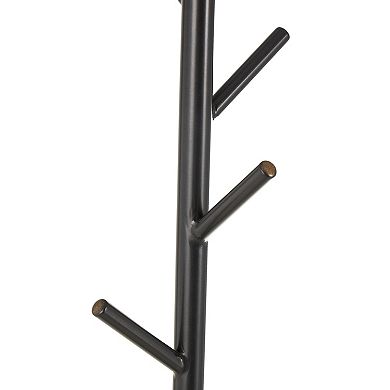 Stella & Eve Metal 8-Hook Freestanding Coat Rack with Triangle Legs
