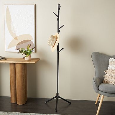 Stella & Eve Metal 8-Hook Freestanding Coat Rack with Triangle Legs
