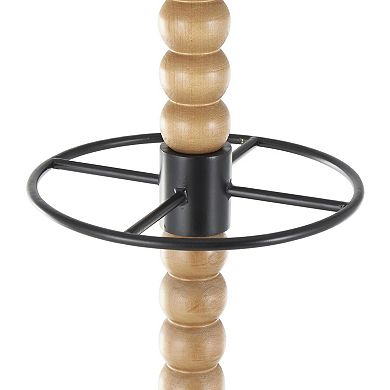 Stella & Eve Wood Spindle 8-Hook Freestanding Coat Rack