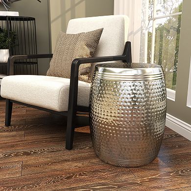 Stella & Eve Hammered Metal Accent Table