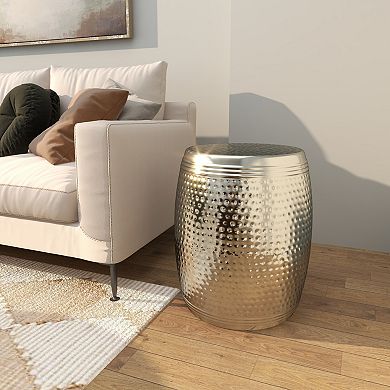 Stella & Eve Hammered Metal Accent Table