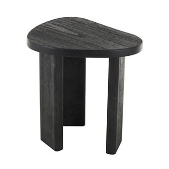 Stella & Eve Wood Handmade Heart Accent Table