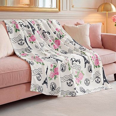 Creative Home Ideas Oversized Plush Throw Blanket