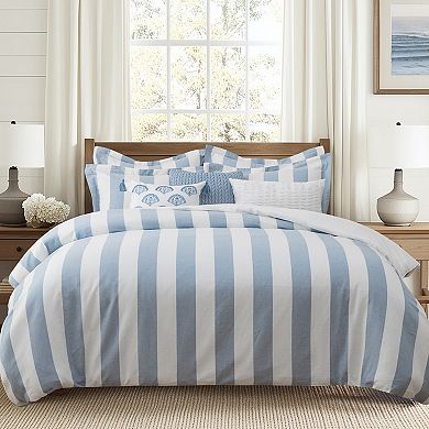 Levtex Home Cabana Woven Stripe Duvet Cover Set with Shams