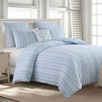 Levtex Home Boracay Stripe Muslin Duvet