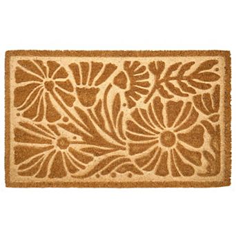 Sonoma Goods For Life® Embossed Floral Coir Doormat