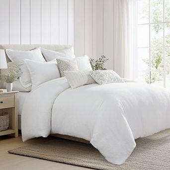 Levtex Home Cotton Tencel Duvet Cover Set with Shams