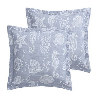 Levtex Home Seaside Charm Euro Sham 2 pc Set