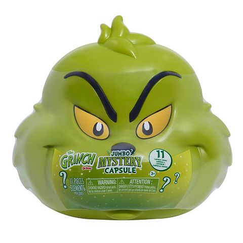 Детские фигурки Just Play Dr. Seuss The Grinch Jumbo Mystery Capsule 11 Surprises Inside - Styles May Vary