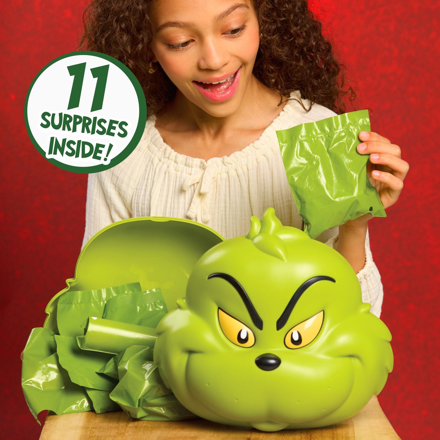 Детские фигурки Just Play Dr. Seuss The Grinch Jumbo Mystery Capsule 11 Surprises Inside - Styles May Vary — фото 2