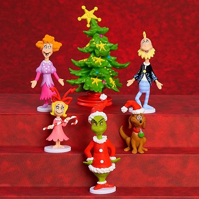 Just Play Dr. Seuss The Grinch 6-Piece Collectible Figure Set