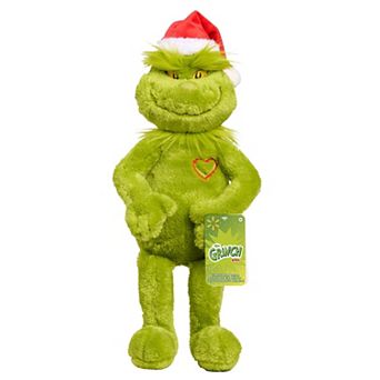 Just Play Dr. Seuss The Grinch Glowing Heart Plush Toy