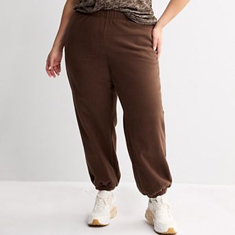 Plus Size Tek Gear® Micro Fleece Jogger Pants