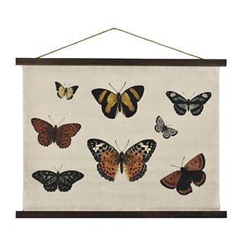 American Art Decor Butterflies Collage Tapestry Wall Art by Heather Myers