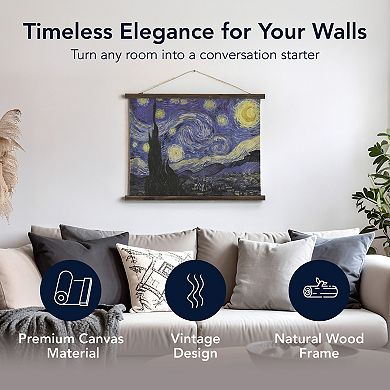 American Art Décor The Starry Night Over the Rhone Tapestry Wall Decor