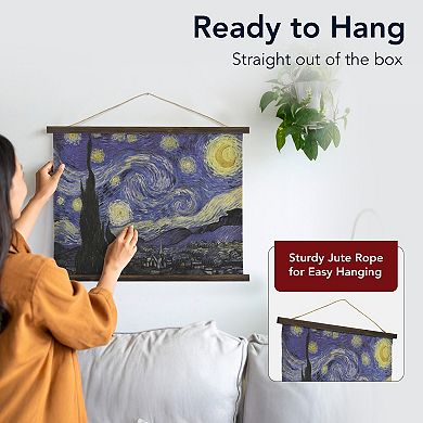 American Art Décor The Starry Night Over the Rhone Tapestry Wall Decor
