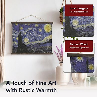 American Art Décor The Starry Night Over the Rhone Tapestry Wall Decor