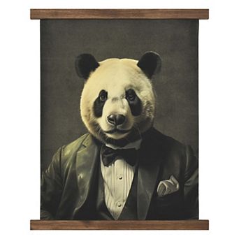 American Art Décor Dapper Suit Panda Tapestry Wall Decor