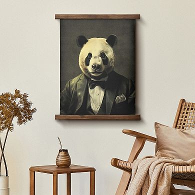 American Art Décor Dapper Suit Panda Tapestry Wall Decor