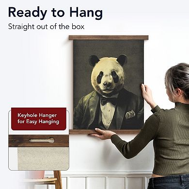 American Art Décor Dapper Suit Panda Tapestry Wall Decor