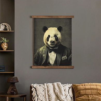 American Art Décor Dapper Suit Panda Tapestry Wall Decor