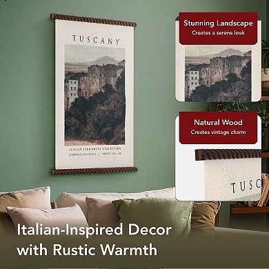 American Art Décor Spindle Tuscany Tapestry Wall Decor