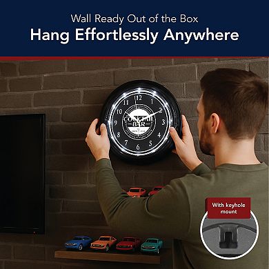 American Art Décor Cocktail Bar LED Wall Clock