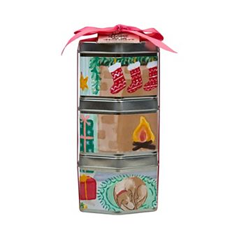 St. Nicholas Square® Holiday 3-Pack Stacked Candle Tins