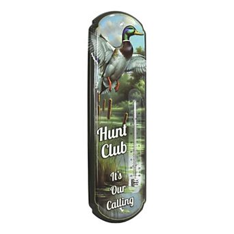 American Art Décor Hunt Club Vintage Indoor / Outdoor Thermometer Retro Sign