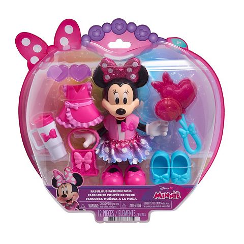 Детские куклы Disney Junior Minnie Mouse Fabulous Fashion Doll 12 pc Set