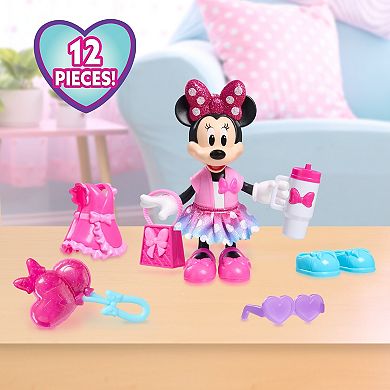 Disney Junior Minnie Mouse Fabulous Fashion Doll 12-Piece Set
