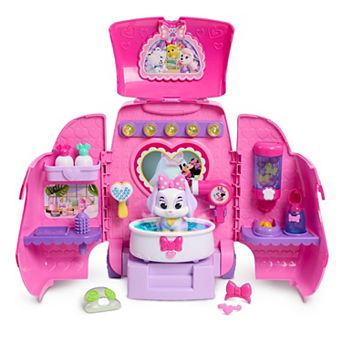 Disney Junior Minnie Mouse Groom & Go Pet Salon 16 pc Playset