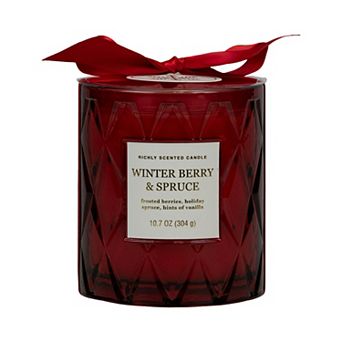 Sonoma Goods For Life® Winter Berry & Spruce Decorative Jar Candle