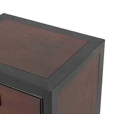 Stella & Eve Wood Square Cabinet with 1 Door & 1 Drawer